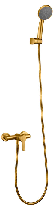IMEX BDR001-5OC ROMA Kit Ducha Monomando Oro Cepillado