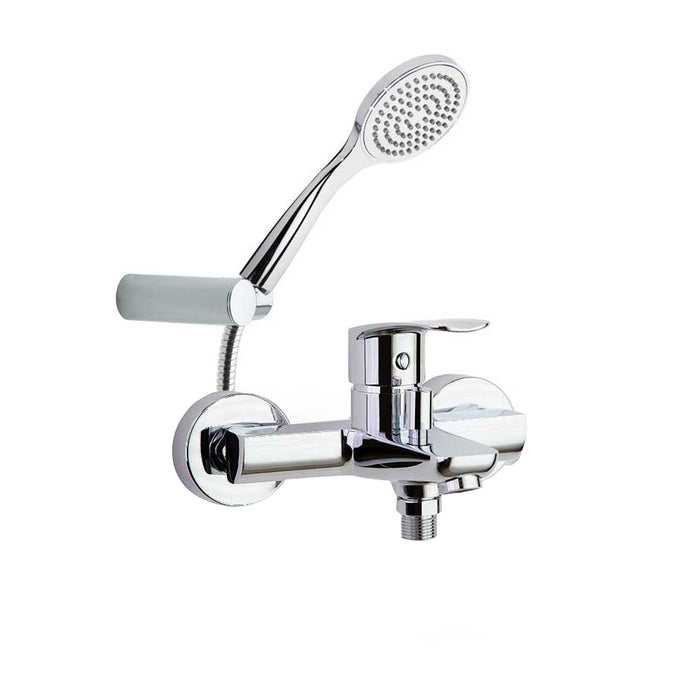 RAMONSOLER BRE570502T1 NEW FLY Grifo Monomando Bañera con Equipo de Ducha Cromo
