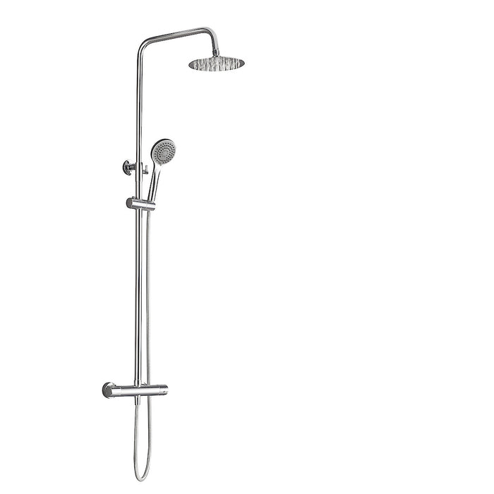 IMEX BTC018 CRETA Grifo Termostático Conjunto de Ducha Telescópico Cromo