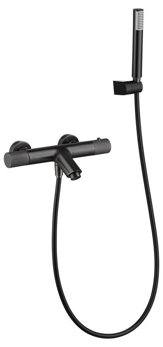 IMEX BTD038-4BGM LINE Grifo de Baño/Ducha Termostático Black Gun Metal Metal