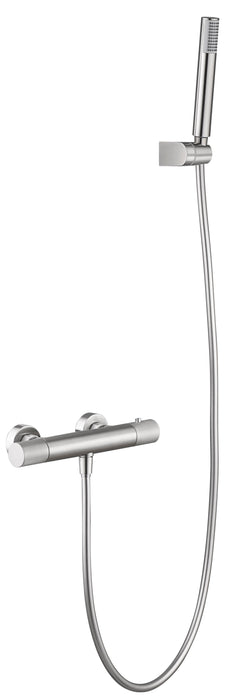 IMEX BTD038-5NQ LINE Grifo de Ducha Termostático Níquel Cepillado