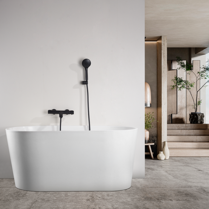 IMEX BTK017-4ECO/NG ECO-KENT Kit Baño/Ducha Termostático Eco Negro Mate
