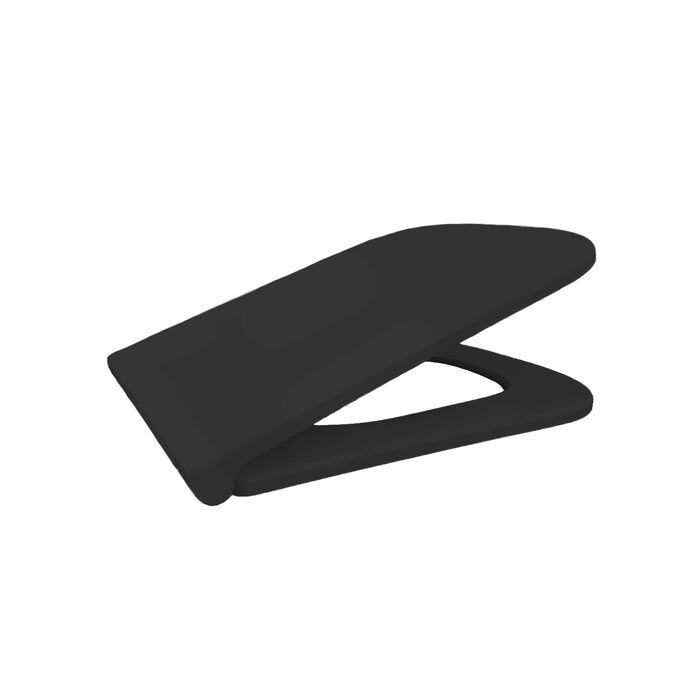 AQUORE 10977 RHODAS/PISA/CRETA Tapa-Asiento Slim Soft-Close Negro Mate
