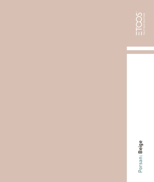 ETOOS 02037022 NOA Tapa WC Porsan Color Beige