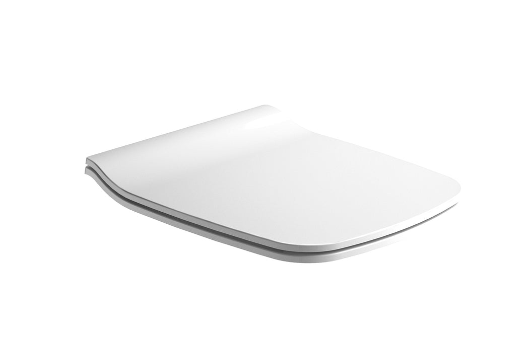 GALA G5132701 STREET SQUARE Tapa WC Slim Caída Amortiguada Blanco