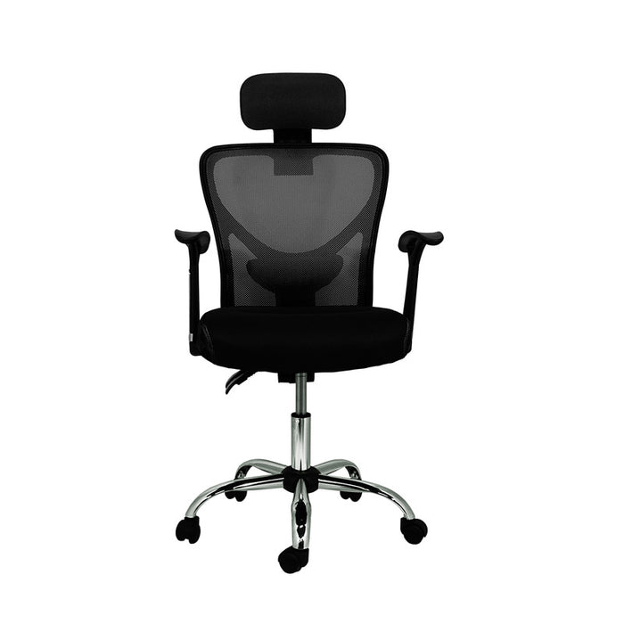 FURNITURE STYLE FS1159NG CARLA Silla de Estudio Textil Color Negro
