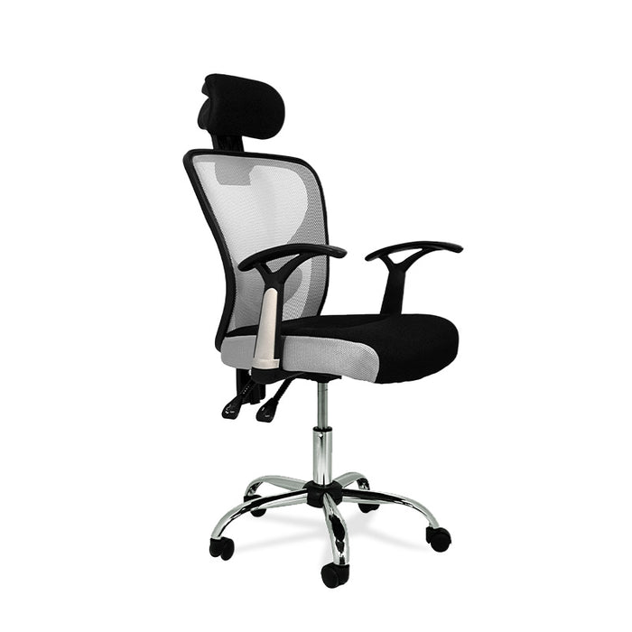 FURNITURE STYLE FS1159GR CARLA Silla de Estudio Textil Color Gris