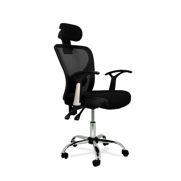 FURNITURE STYLE FS1159NG CARLA Silla de Estudio Textil Color Negro