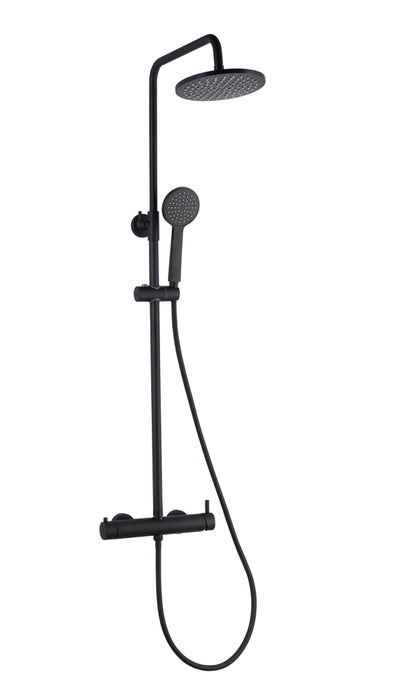 LLUVIBATH CO5000500S084030 CLEMENT Columna Ducha Negro Mate