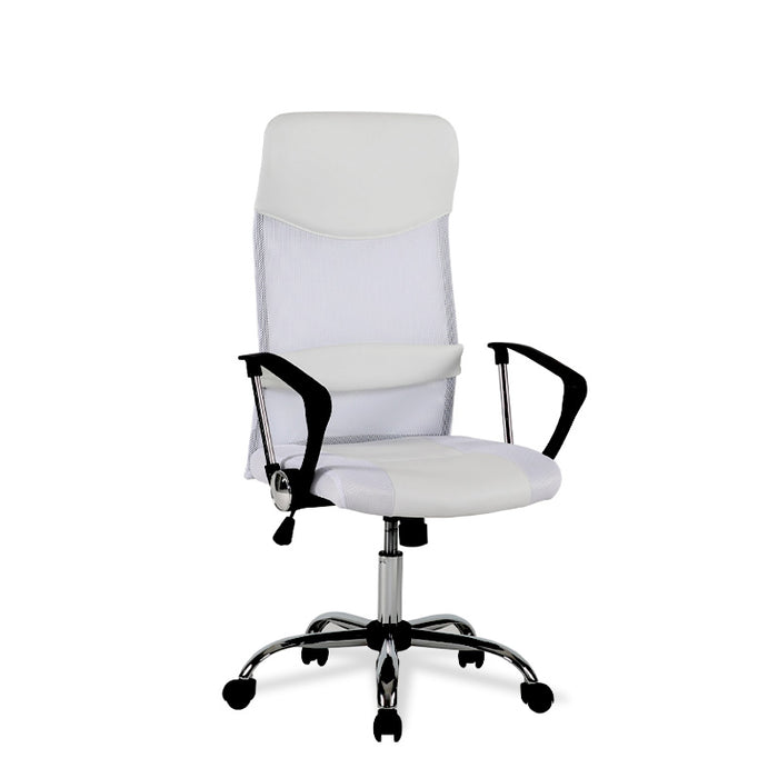 FURNITURE STYLE FS139CBL DAFNE Silla de Oficina Imitación Piel Color Blanco
