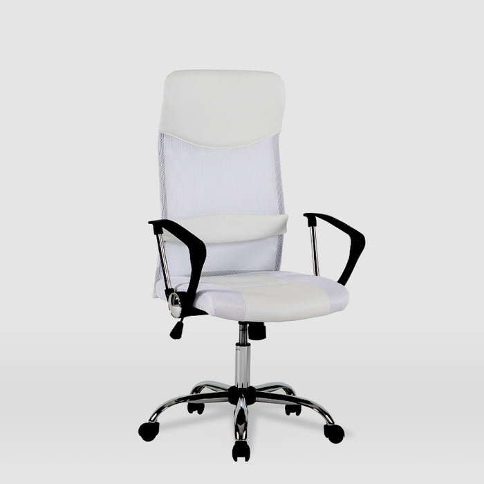 FURNITURE STYLE FS139CBL DAFNE Silla de Oficina Imitación Piel Color Blanco