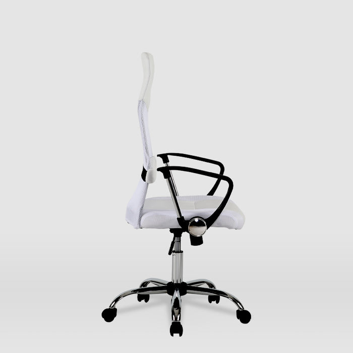 FURNITURE STYLE FS139CBL DAFNE Silla de Oficina Imitación Piel Color Blanco