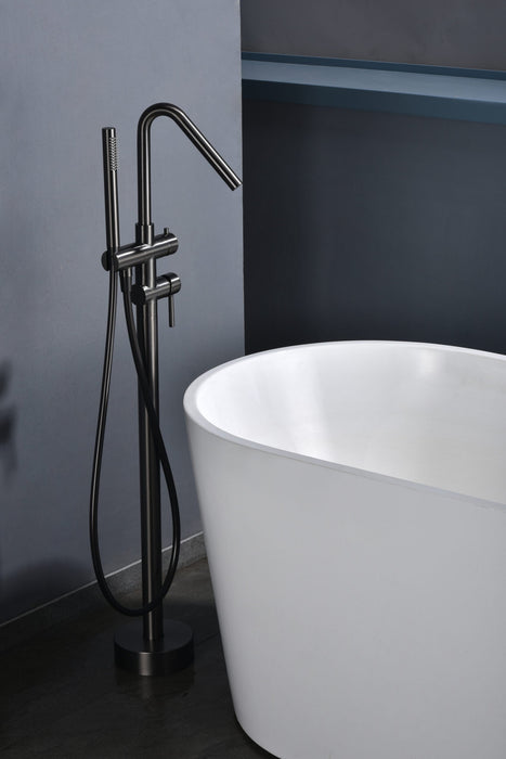 IMEX BBECO1/BGM CORCEGA Grifo Monomando de Bañera Exenta Black Gun Metal