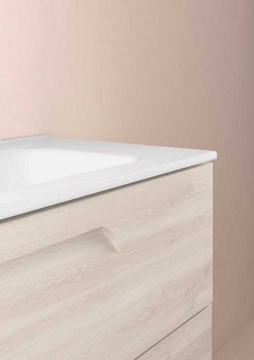 ROYO C0072406 VITALE Mueble de Baño con Lavabo 120 cm 4 Cajones Blanco Nature