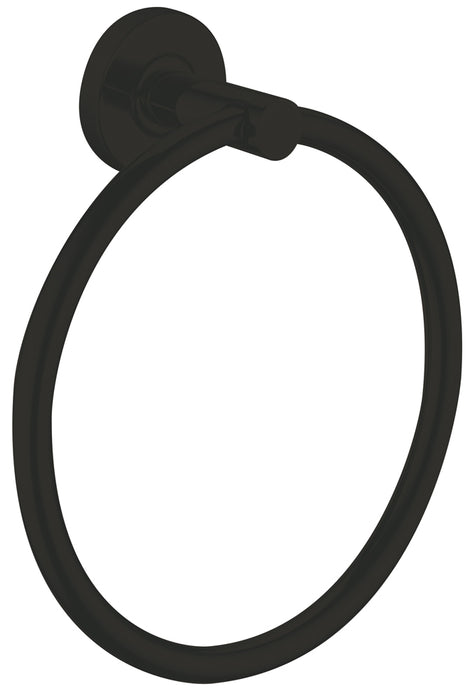 LLUVIBATH EC21005 ELLICE Anillo De Toalla De Baño Negro Mate