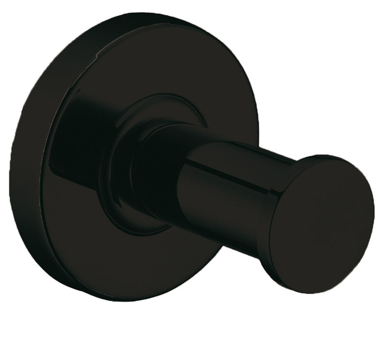 LLUVIBATH EC41005 ELLICE Percha De Baño Negro Mate