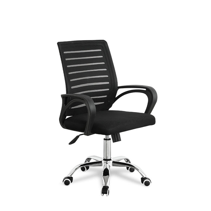 FURNITURE STYLE FS1845NG EMMA Silla de Estudio Textil Color Negro