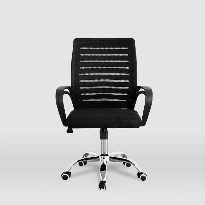 FURNITURE STYLE FS1845NG EMMA Silla de Estudio Textil Color Negro
