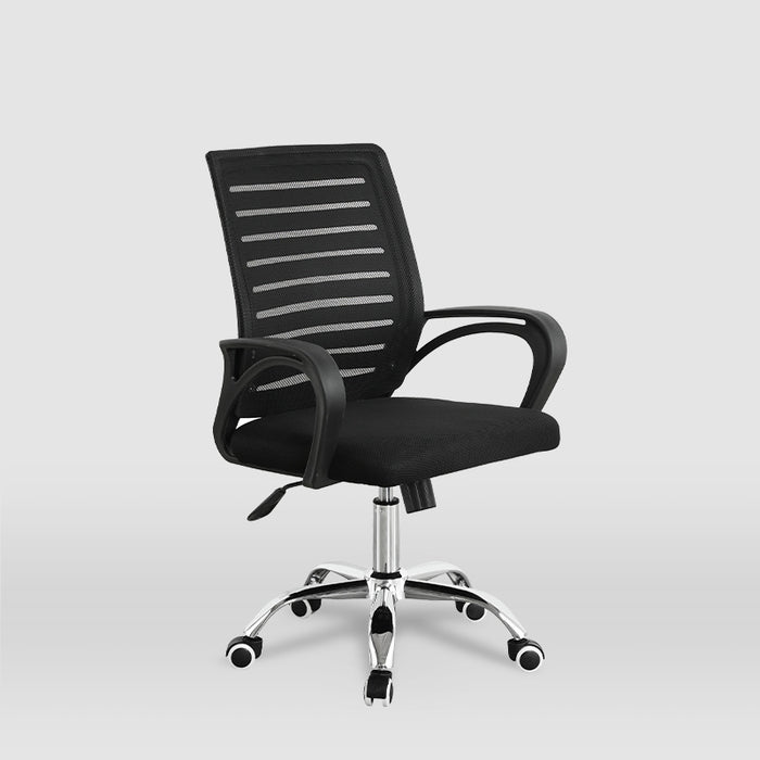 FURNITURE STYLE FS1845NG EMMA Silla de Estudio Textil Color Negro