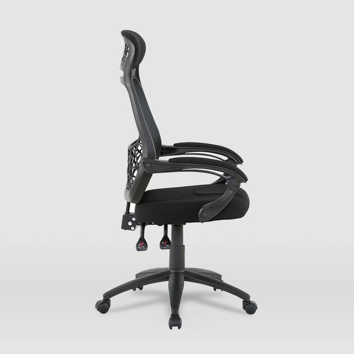 FURNITURE STYLE FS1169NG ÉRIKA Silla de Oficina Textil/nylon Color Negro