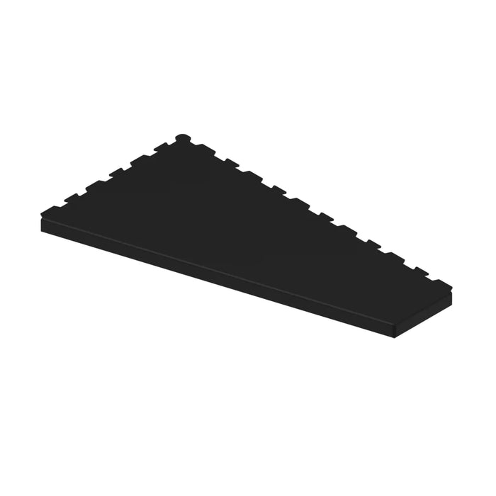ESTIL GURU IZ10207 LISA TRAPEZOID ASIM DARK Estante de Ducha Color Negro