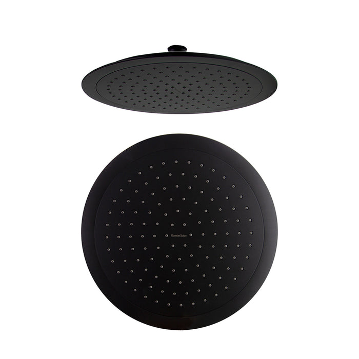 RAMONSOLER RP240NM HIDROTERAPIA Rociador Redondo Extraplano 240 mm Negro Mate