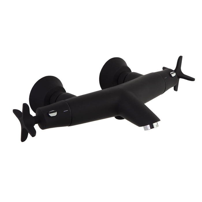 RAMONSOLER 913901SNM ADAGIO Grifo Bimando Termostático de Baño-Ducha Sin Equipo de Ducha Negro Mate