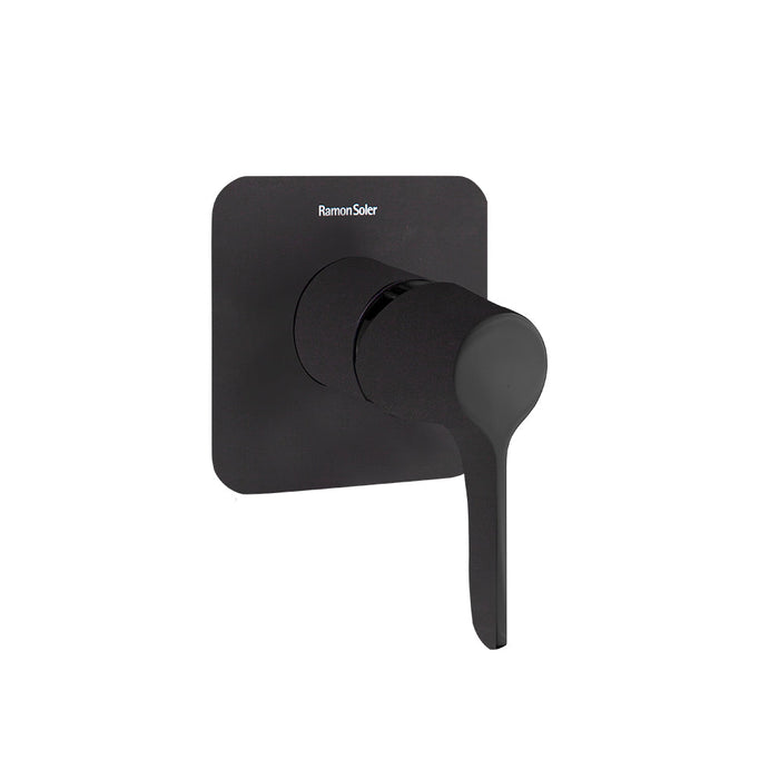 RAMONSOLER 911801SNM ADAGIO Grifo Monomando Empotrado 1 Vía S2 Sin Equipo de Ducha Negro Mate