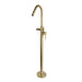 RAMONSOLER 918503SOC ADAGIO Grifo Monomando de Columna para Baño-Ducha Sin Equipo de Ducha Oro Cepillado