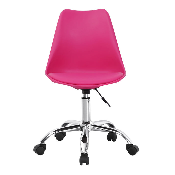 FURNITURE STYLE FS002CRS ADRIANA Silla de Estudio ABS - PU Color Rosa