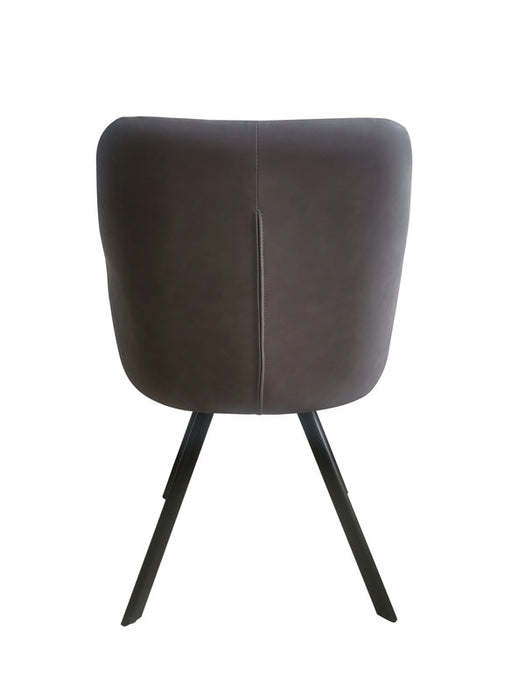FURNITURE STYLE FS083CUARPU BIBIANA Silla de Comedor PU Color Gris