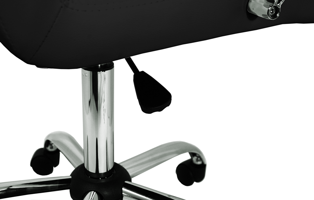FURNITURE STYLE FS103ENG ISABELLA Silla de Oficina Imitación Piel Color Negro
