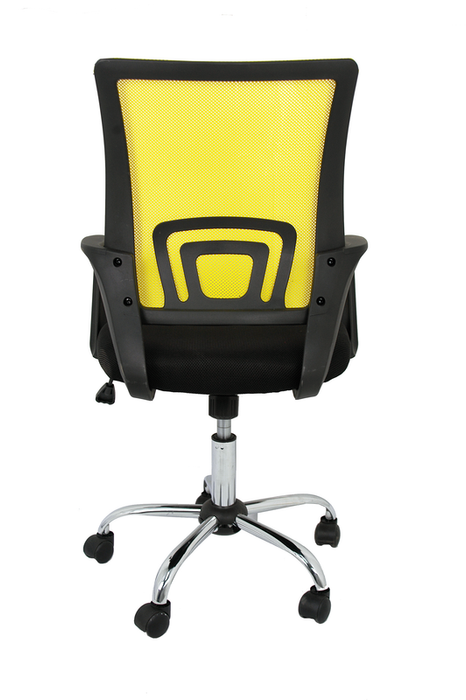 FURNITURE STYLE FS1156AM MARTINA Silla de Estudio Textil Color Amarillo