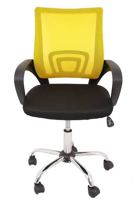 FURNITURE STYLE FS1156AM MARTINA Silla de Estudio Textil Color Amarillo