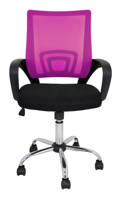 FURNITURE STYLE FS1156RS MARTINA Silla de Estudio Textil Color Rosa