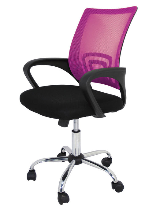 FURNITURE STYLE FS1156RS MARTINA Silla de Estudio Textil Color Rosa