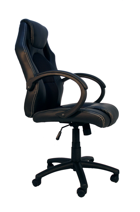 FURNITURE STYLE FS7801MNG OLIMPIA Silla Gaming Imitación Piel-Textil Color Negro