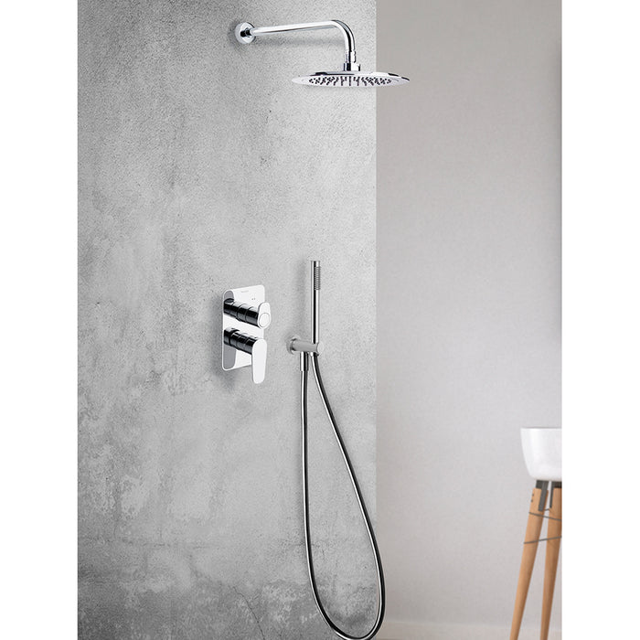 RAMONSOLER K3615021 Grifo Monomando Empotrado 2 Vías Cromo