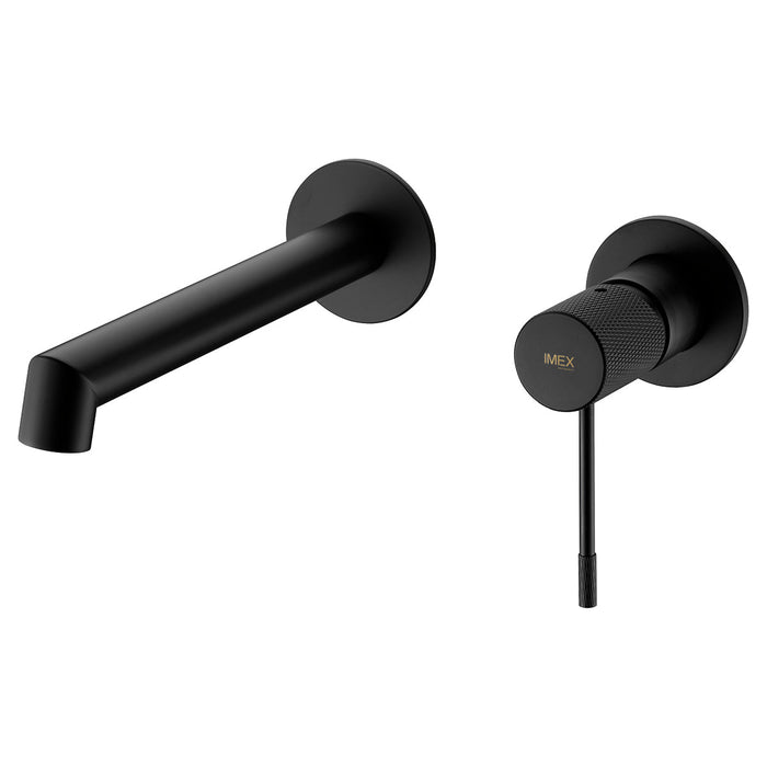 IMEX GLD038/NG LINE Grifo de Lavabo Empotrado Negro Mate