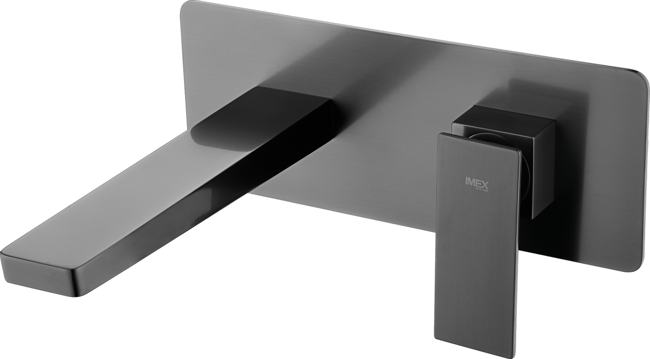 IMEX GLP048/BGM PISA Monomando Empotrado Lavabo Black Gun Metal