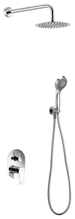 IMEX GPE005 OSLO Conjunto de Ducha Empotrado Monomando Cromo