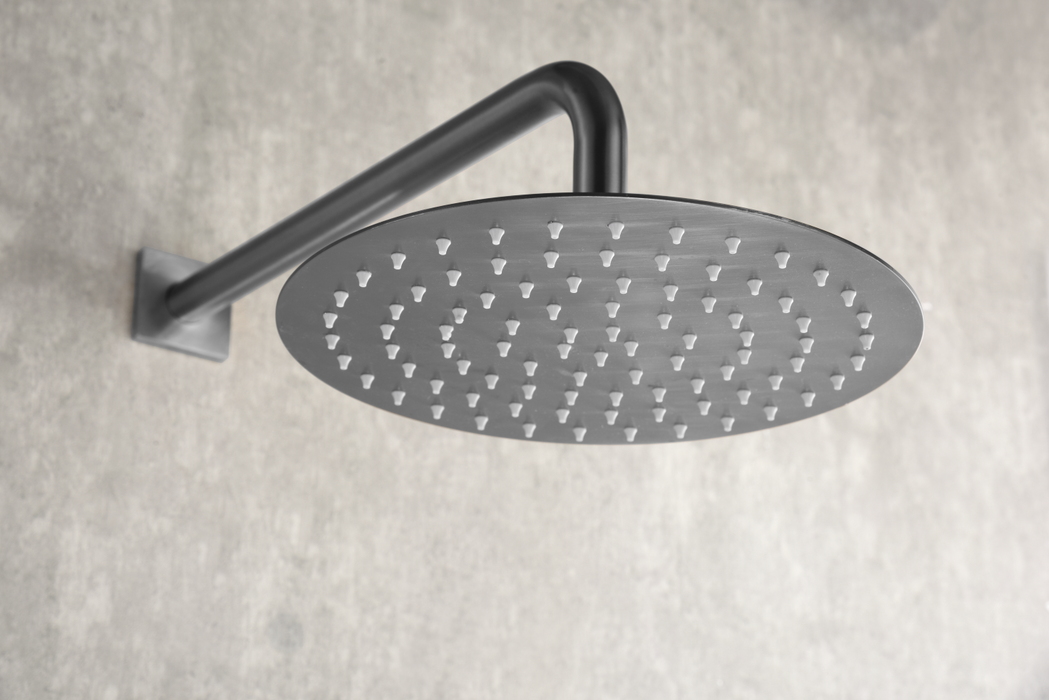 IMEX GTT054/BGM TÍBET Conjunto Ducha Termostático Empotrado Black Gun Metal