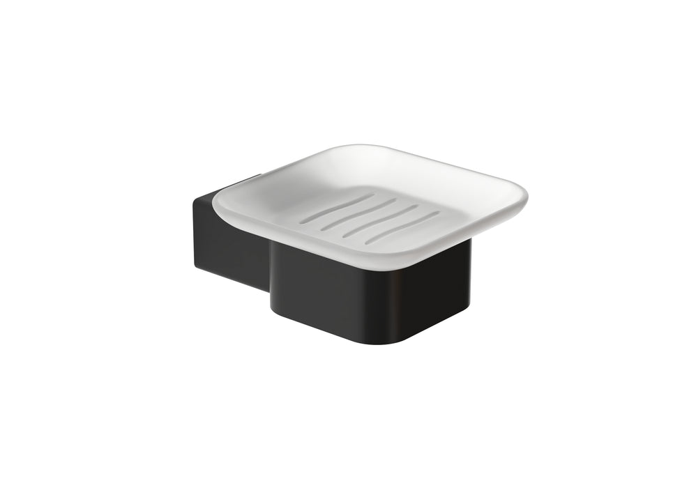 GENWEC GW05 58 04 03 POMPEI Jabonera Inox 304 con Plato Negro Mate