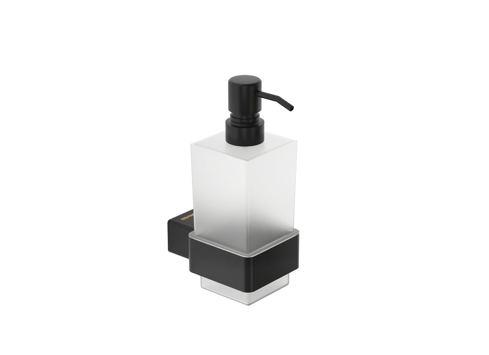 GENWEC GW05 59 04 03 POMPEI Dispensador Jabón Mural Inox 304 Negro Mate