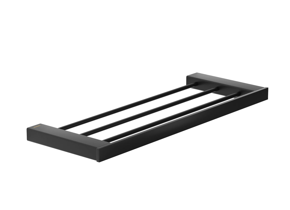 GENWEC GW05 67 04 03 POMPEI Toallero Repisa Inox 304 Negro Mate