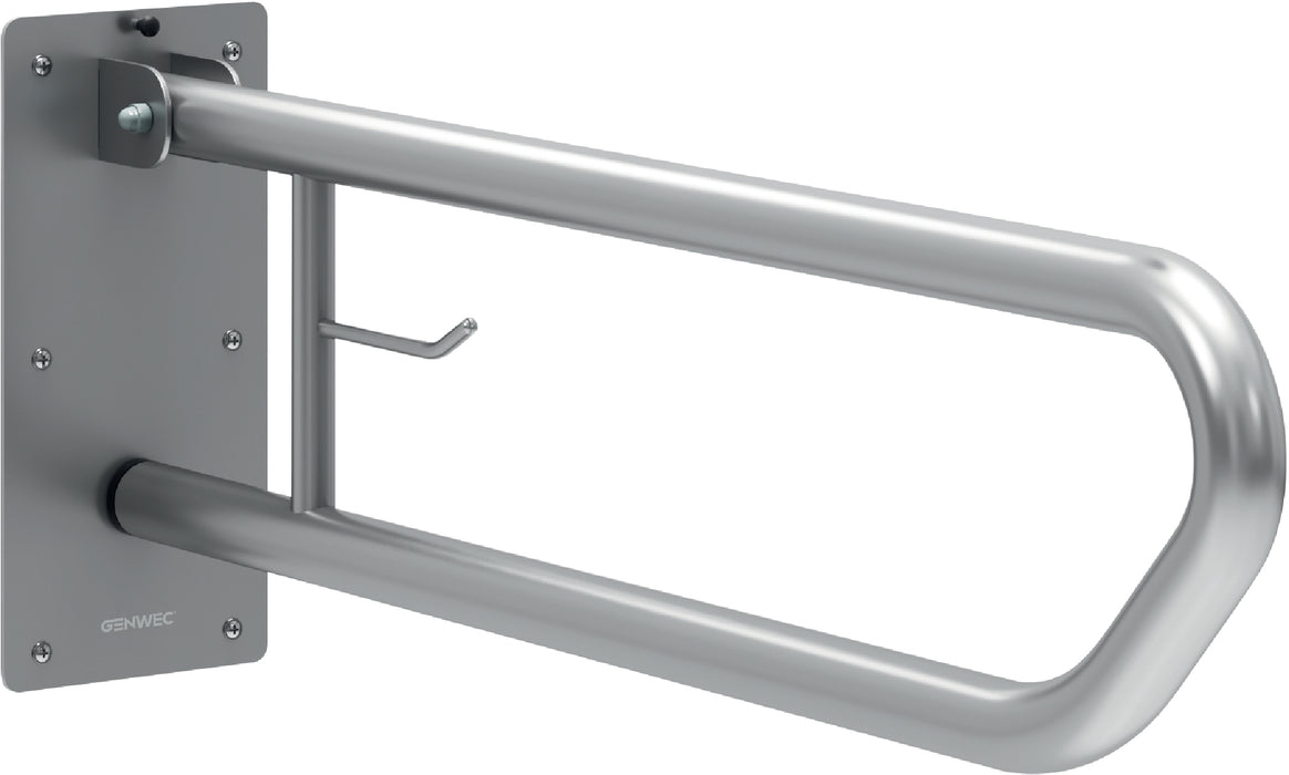 GENWEC GW11 08 04 01 Barra Abatible 600 mm Portarollos Inox Satinado Satinado
