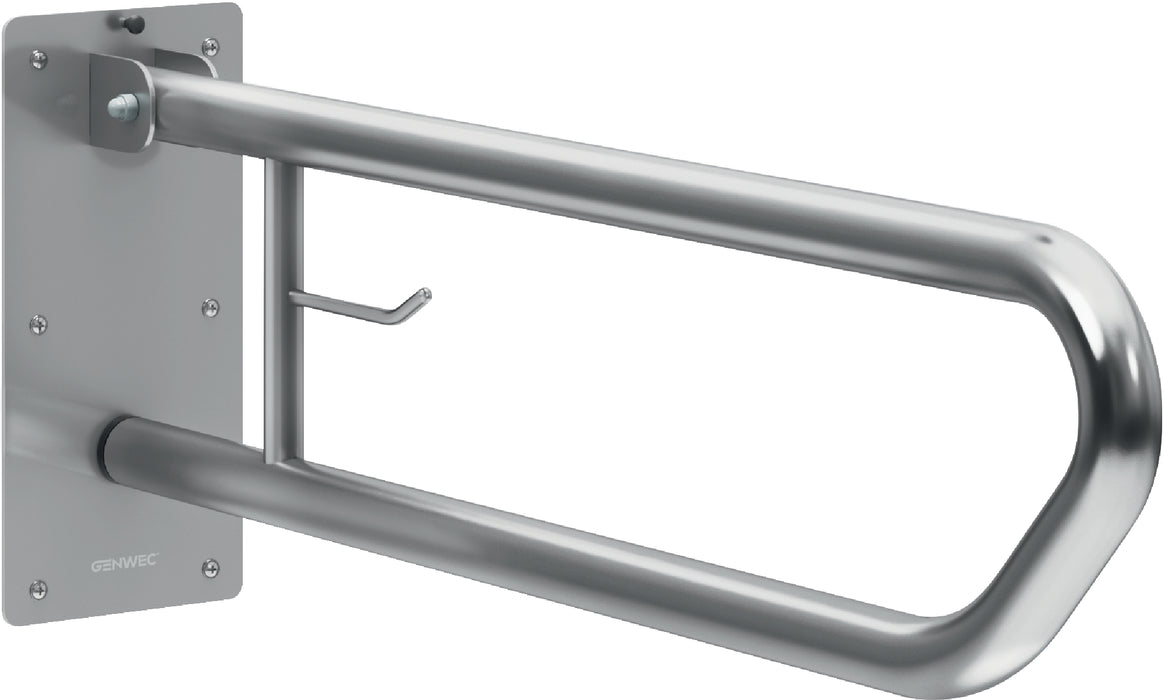 GENWEC GW11 08 04 02 Barra Abatible 600 mm Portarollos Inox Brillante Cromo
