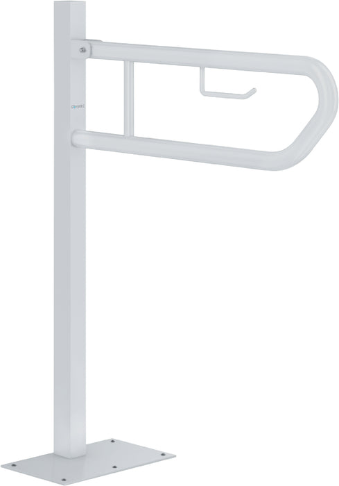 GENWEC GW11 09 03 00 Barra Abatible 800 mm Columna Acero Blanco Blanco