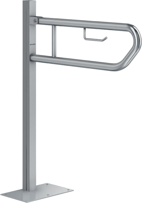 GENWEC GW11 09 04 02 Barra Abatible 800 mm Columna Inox Brillante Cromo