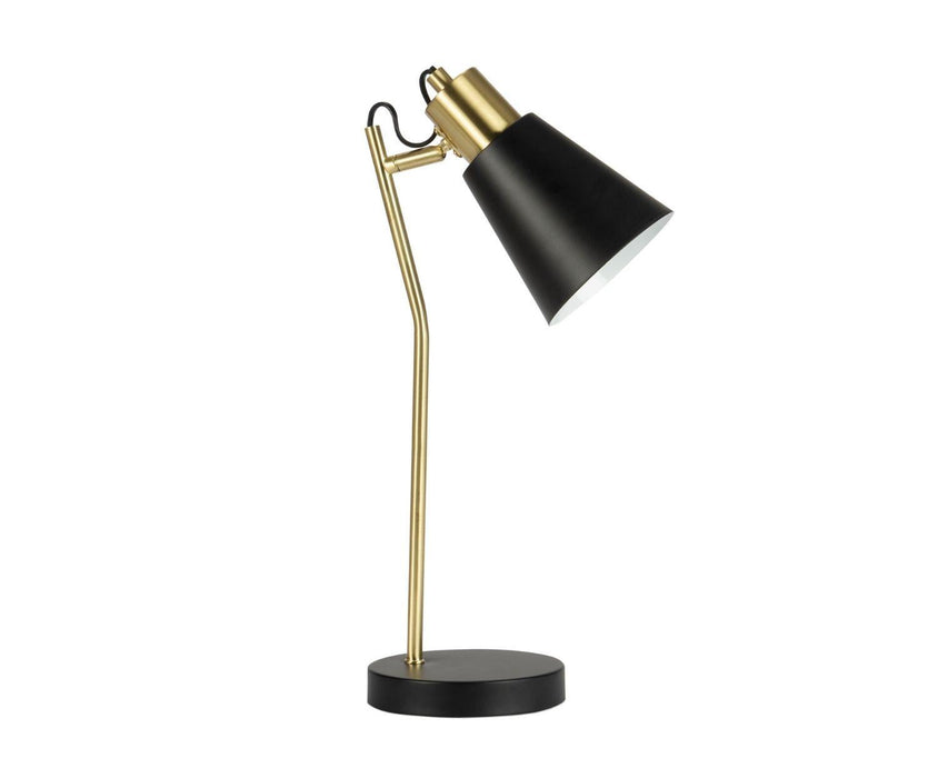 ANDREA HOUSE IL72036 Lámpara Mesa Metal Negro 22x14x45 CM